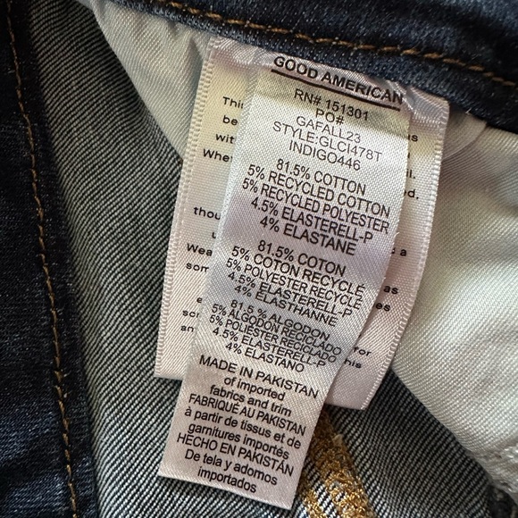 GOOD AMERICAN 6-12 CIGARETTE JEANS - Picture 5 of 6